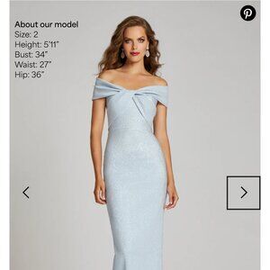 Rickie Freeman For Teri Jon long formal dress